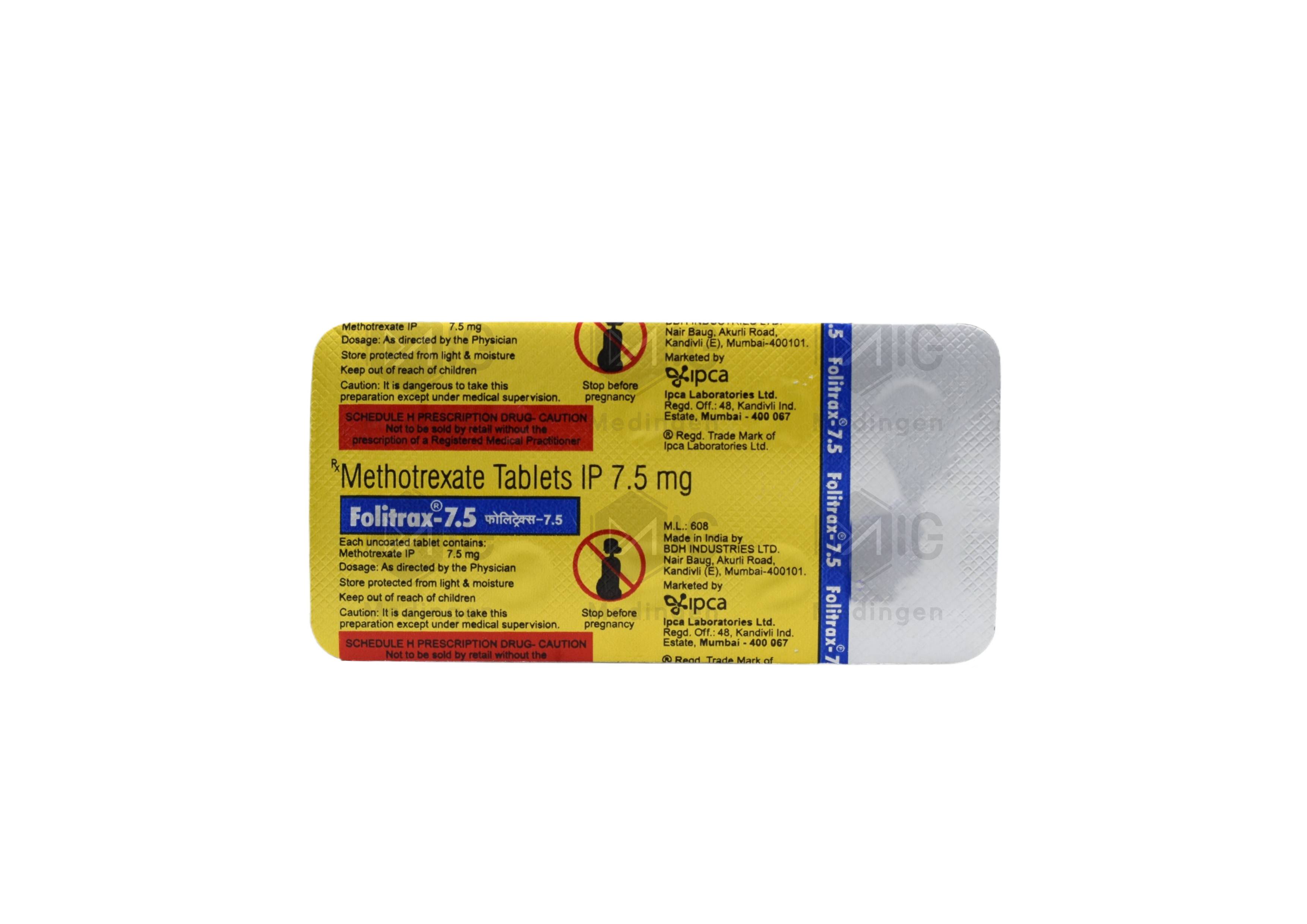 FOLITRAX 7.5MG